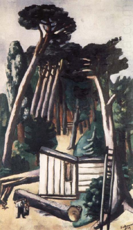 landscape with woodcutters, Max Beckmann